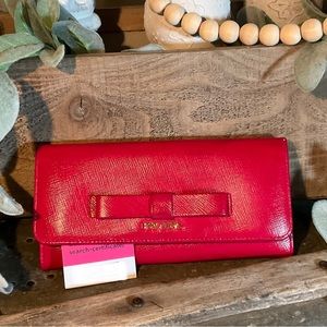 Prada hot pink wallet